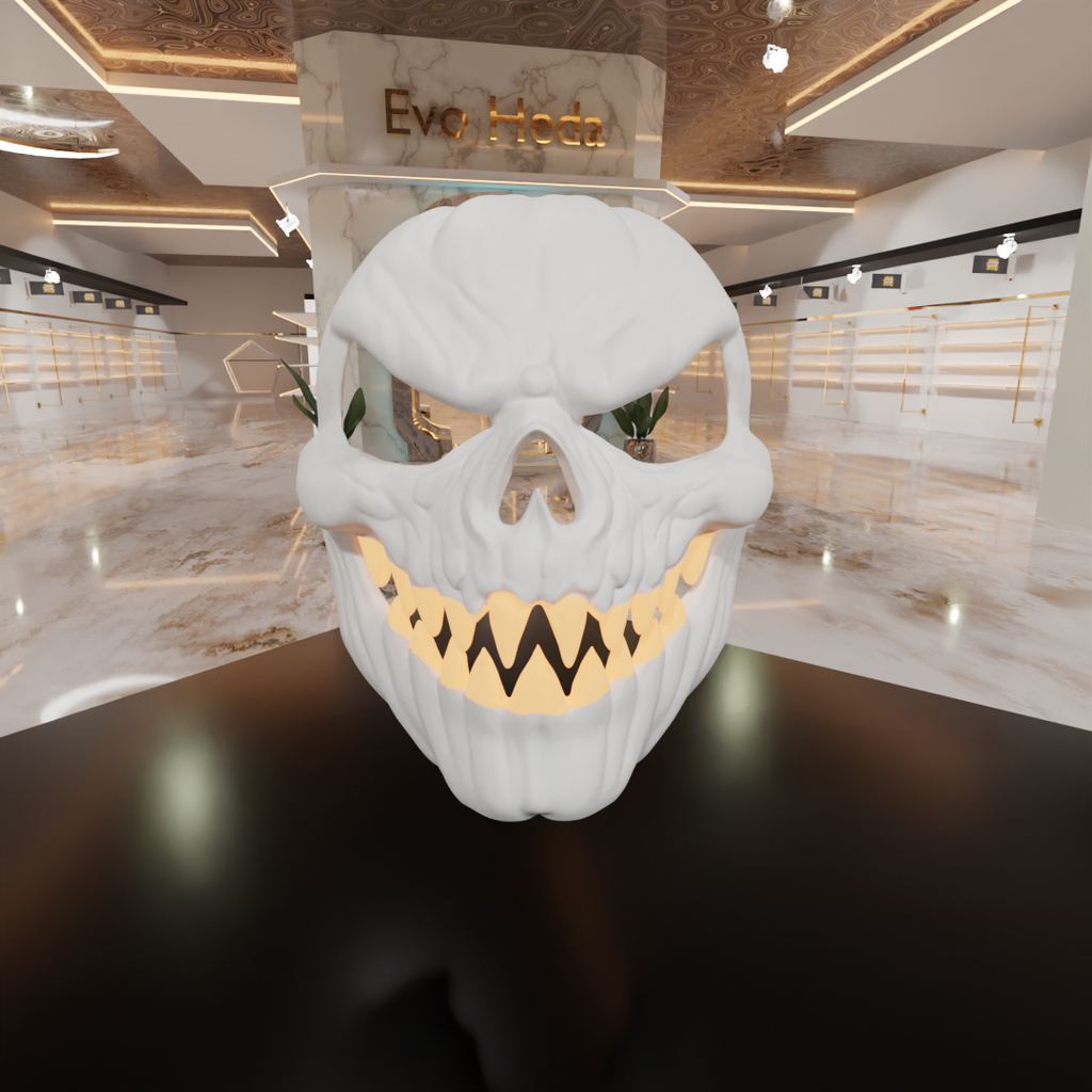Evil Pumpkin Mask